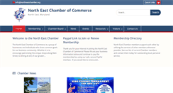 Desktop Screenshot of northeastchamber.org