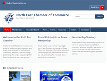 Tablet Screenshot of northeastchamber.org